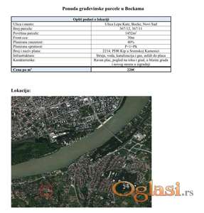 Lako pristupačan, ravan plac, pravilnog oblika sa pogledom na grad.
