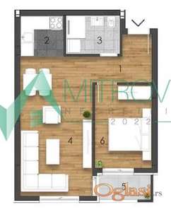 Nov jednoiposoban stan na Telepu – 45m²