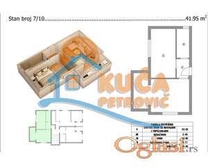 Novogradnja 42m2  Branko Bjegović