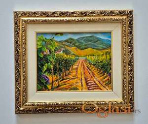 Ulje na platnu - Vinograd, prelepa slika!