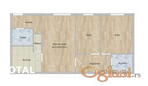 STAN - NOVI SAD - CENTAR - 62m2 - 182900 evra