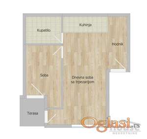 STAN - NOVI SAD - TELEP - 42m2 - 122030 evra