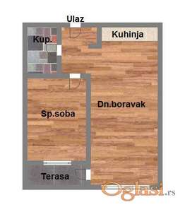 Dvosoban stan na Podbara u izgradnji sa rokom februar 2024god