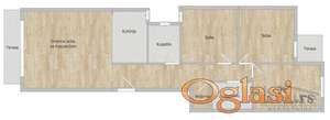 STAN - NOVI SAD - TELEP - 89m2 - 244970 evra