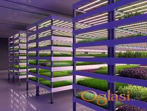 Vertikalna farma za uzgoj i prodaju mikrozeleniša