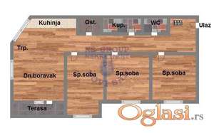 Troiposoban stan u izgradnji- Telep