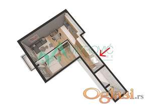 Dvosoban stan u novogradnji (povrat PDV-a)  – Mišeluk  