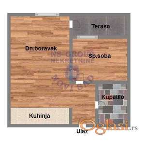 Jednoiposoban stan u izgradnji!