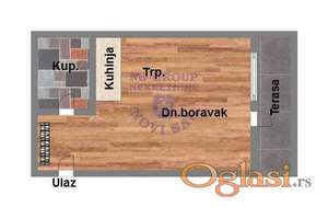 Garsonjera u izgradnji na Telepu