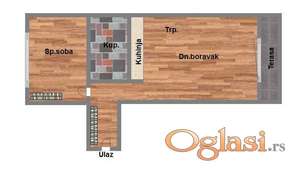 Dvosoban stan na Petrovaradinu!