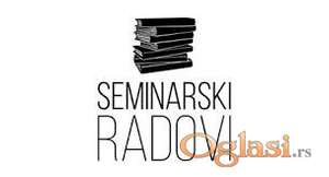 Izrada seminarskih radova, sastava, prevod - srpski, engleski, nemački jezik