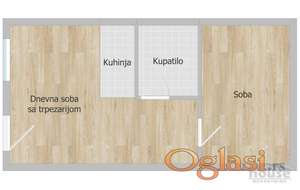 STAN - PETROVARADIN - PETROVARADIN - 45m2 - 112500 evra