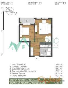 Telep, fenomenalan dvosoban stan-izuzetna ponuda
