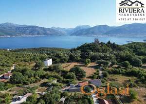 Na prodaju neurbanizovan plac sa pogledom na more Gosici Tivat
