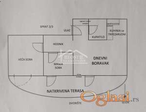 Zvezdara - Mirijevo - 56m2+10m2 ID#24730