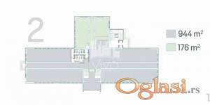 PP 176m2,PR i I,enterijer prema potrebama zakupca ID#1781