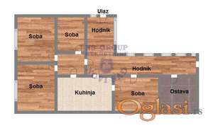 Prizemna kuća od 143m2 u centru Kaća!