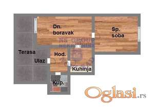 - 51m2 - Pešačka zona - Salonski dvosoban stan -