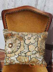 Vintage plisano jastuce 43 x 35 cm O