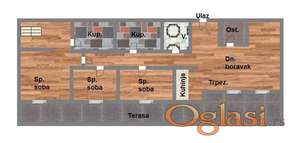 Penthouse 123m2, Novo Naselje