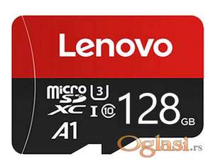 Lenovo 128 GB Micro SD/XC/TF Card A1/U3/Class 10 - Memorijska Kartica