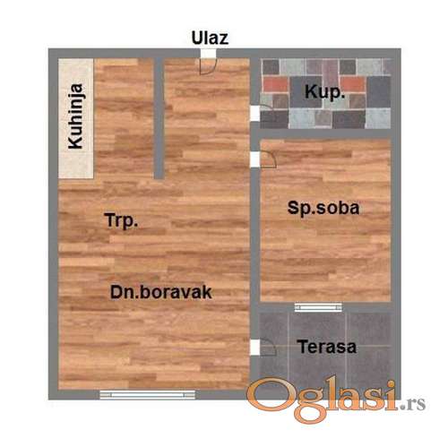 Jednoiposoban stan u izgradnji