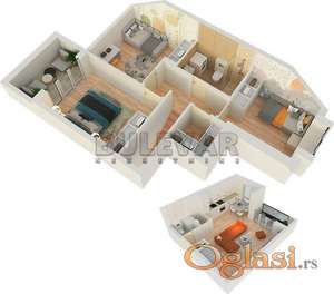 Dupleks, u izgradnji, 87,03 m2 - Kragujevac, naselje Bresnica