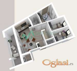 NA PRODAJU - Troiposoban stan na Podbari, mogućnost povrata PDV-a 