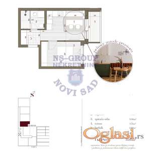 Dvosoban stan, 33m2, Telep