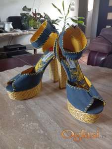 Ed Hardy "Cindy" zenske sandale, Original, Y2K