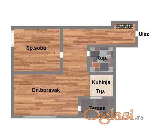 Jednoiposoban - 42m2 - Stari Majur!