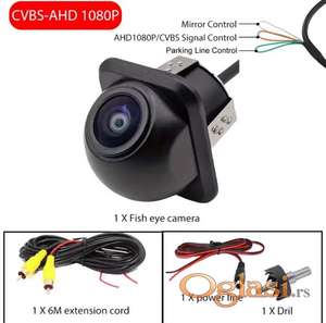 Rikverc auto kamera kvalitetna 1080P