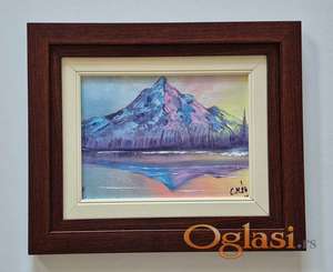 Ulje na kartonu - Planina