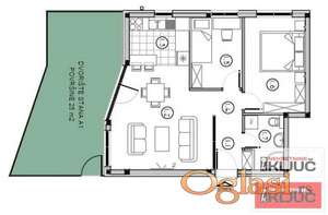 SREMSKA KAMENICA, 50m2, Dvoiposoban plus dvorište 25m2 sa pdv