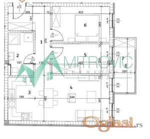 Novi Sad, Telep - Dvoiposoban stan 64m2 