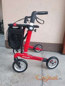 Karbonska hodalica šetalica sa torbom ( crvena)