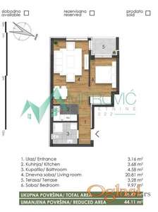 Telep, fenomenalan dvosoban stan-izuzetna ponuda