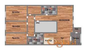 Odličan četvorosoban stan u izgradnji na Telepu