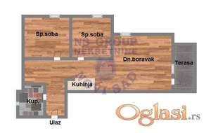 Odličan dvoiposoban stan na Alibegovca!