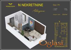 Garsonjera u kompleksu - direktna prodaja (bez provizije)