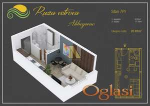 Garsonjera u kompleksu - direktna prodaja (bez provizije)