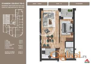 NA PRODAJU - DVOSOBAN STAN NA MIRNOJ LOKACIJI - 48.50m2