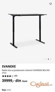 Električni podesivi sto 160x80cm