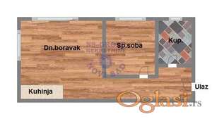 Jednoiposoban stan na prizemlju!