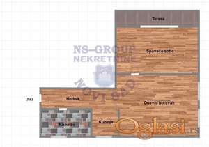 Odlican dvosoban stan u Petrovaradinu!