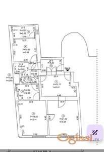 Trosoban salonski stan u centru