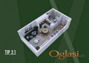 Jednosoban stan u luksuznom stambeno-poslovnom kompleksu