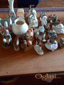 Porcelanske figurice, vaze...