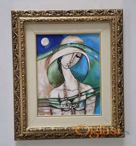 Slika - Dama sa bisernom ogrlicom, prelepo!