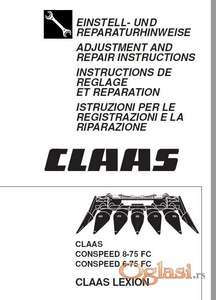 Claas Conspeed FC C - Uputstvo za rukovanje
